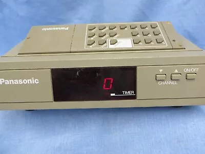 VINTAGE TV CABLE BOX 1980s PANASONIC TELEVISION CATV CONVERTER 1986 W/Remote • $39.95