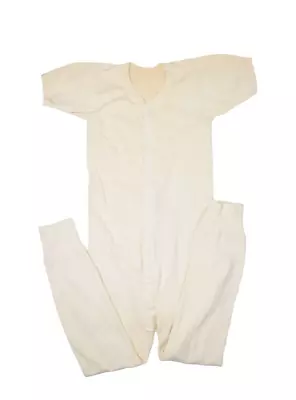 Vintage Union Suit Men S Cotton Short Sleeve Long John Base Layer Munsingwear • $32.94