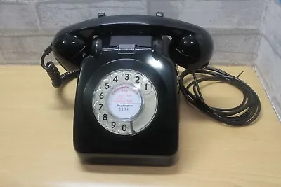 GPO Vintage Black 1960's 706 Telephone Lovely Condition.FULLY Renovated • £110
