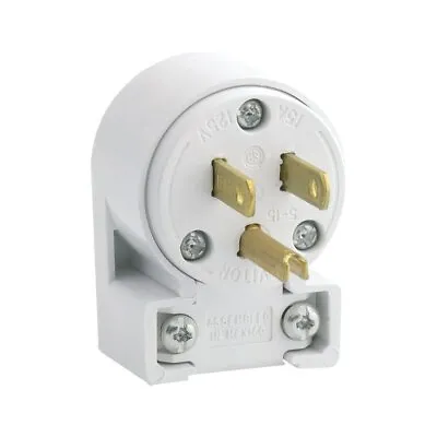 Leviton 15A Wht 3-Wire Cord Plug • $8.96