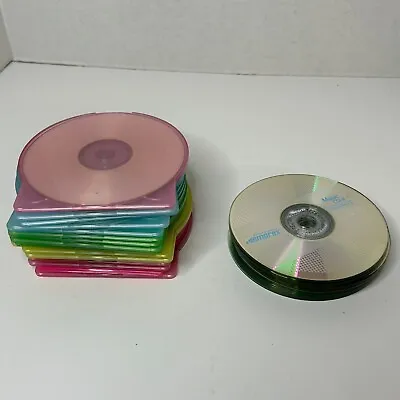 Memorex Music CD-R 700MB 80 Minute 40x Speed Lot Of Discs Some W/ Colorful Case • $18.65