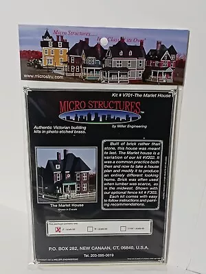 Micro Structures The Marlet Victorian House Kit - Z Scale • $49