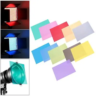Correction Gel Lights Filter Sheet Multicolor Filter Color Dimming For Stages • £18.23