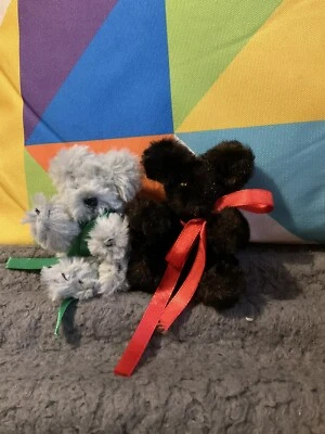 £10 • Buy 2 Miniature Bears 3.5 Inches Tall 