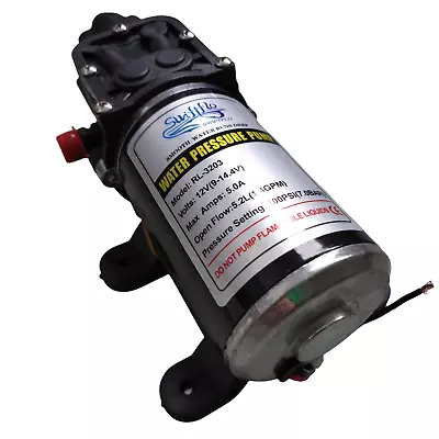 12V  Water Pump Campervan & Caravan & Motorhome Diaphragm Pump 100PSI • £56.24