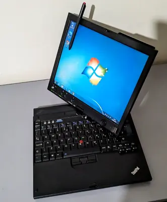 Thinkpad X60 Convertible 2-in-1 Laptop Core DUO 1.83GHz 250GB SSD 4GB RAM Wins 7 • £159.95