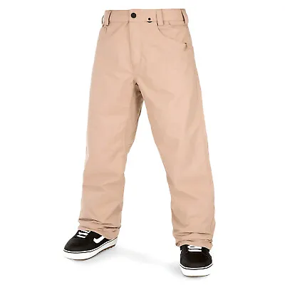 VOLCOM Mens 2023 Snowboard Snow - 5 POCKET PANTS - DARK KHAKI • $90.99