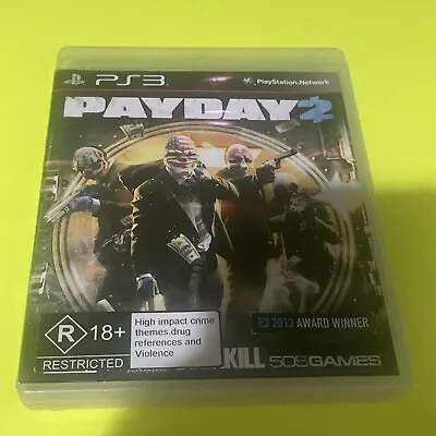 Payday 2 - Video Game Playstation 3 PS3 PAL GENUINE • $7.95