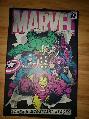 Marvel Rare Boxed T Shirt Earths Naughtiest Heroes Size  M Collectors See Pics  • £22