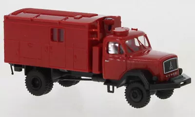 Brekina H0 1/87 46435 Truck Magirus 120 A GW Red Black  • $19.40