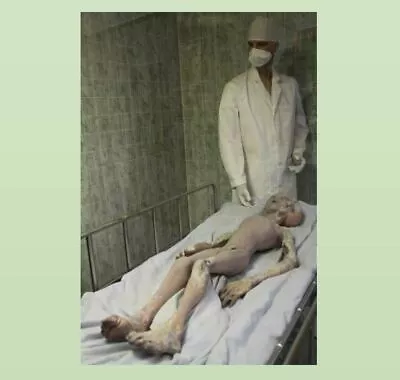 Vintage Creepy Alien Autopsy PHOTO Scary Weird X-Files Body Area 51 UFO Roswell • $4.48