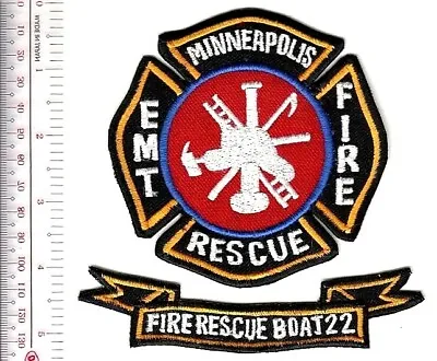 Fire Boat Minnesota Minneapolis Fire Department Fireboat 22 Fire Rescue Boat • $9.99