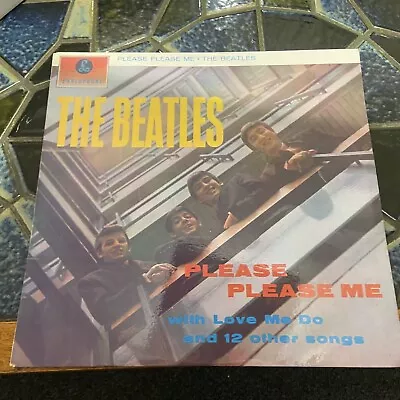 The Beatles Please Please Me Vintage Vinyl 1969 LP Record Orange Pressing • $60