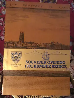 £8 • Buy Booklet -Souvenir Opening 1981 Humber Bridge