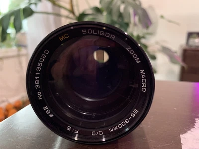 $10 • Buy SOLIGOR ZOOM MACRO 85-300mm C/D F:5 062 MC CAMERA LENS Made In Japan UNTESTED