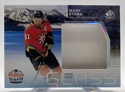 2021 SP Game Used - NHL Lake Tahoe Games Rink Glass Relics Sunset /25 Mark Stone • $149.99