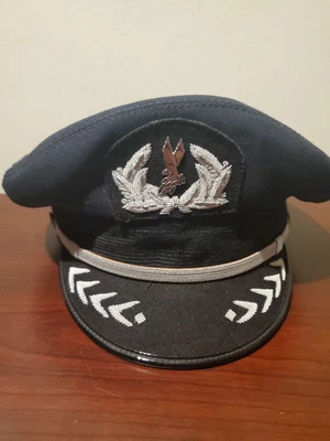 £98.30 • Buy Vintage Eagle Airways Airlines Pilot Cap Visor Hat RARE 🔥
