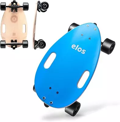 Skateboard Complete Lightweight - Mini Longboard Cruiser Elos Blue • $93.99