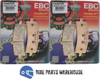 Kawasaki Zzr1400 Performance Sport 2016-2019 2x Ebc Hh Sintered Front Brake Pads • £58.90