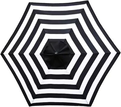 7.5Ft Patio Umbrella Canopy Market Umbrella Top Outdoor Umbrella Canopy With 6 R • $37.48