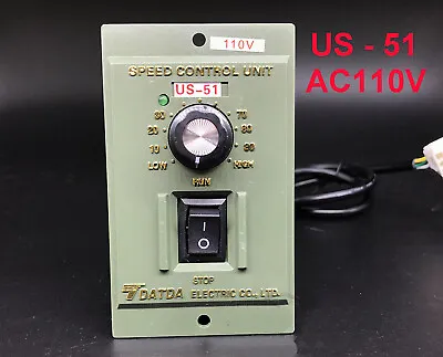 AC110V 6 Terminals Motor Speed Control Switch US-51 6W 15W 25W 40W 60W 90W 120W • £39.29