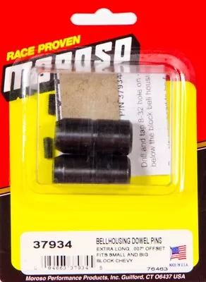 Moroso 37934 Bellhousing Dowel Pins X-Long .625  X 1.328  .007 Offset GM V8 & V6 • $26.99