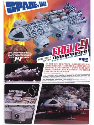 MPC Space 1999 Eagle Transporter 1/72 Scale Model Kit Brand New And In Stock • $66.99