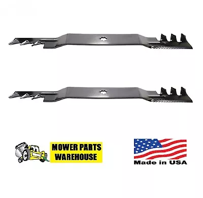 2 New Gx22151 For John Deere Gy20850 Mulching Mower Blades 42  Copperhead Gator • $33.95