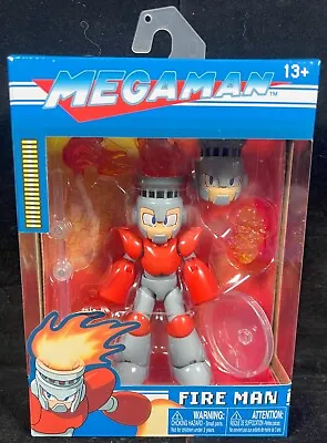 2024 Jada Toys Action Figure Mega-Man 1:12 Fire Man Figure IN STOCK !! • $17.99