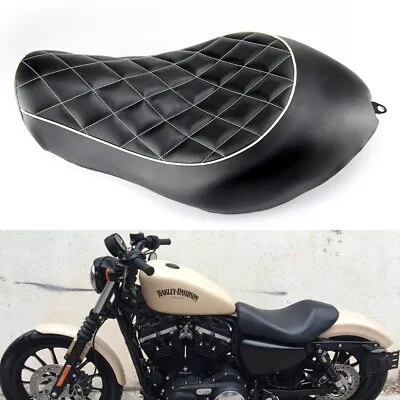 Wide Rider Driver Solo Seat For Harley Iron Sportster XL 883 XL 1200 Custom US • $66.69