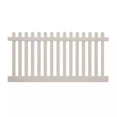 Weatherables Fence Panel Kit 36 X72  Tan Vinyl Picket Water Resistant Heavy Duty • $135.58