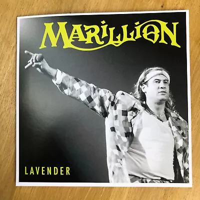 Marillion Lavender 7  45 Vinyl Single Record FISH Prog Rock With A Unique Cover • £3.50