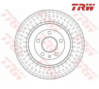 2 Pcs Brake Disc TRW DF6175S For Audi A4 A4 Avant A6 Q5 A5 • $193.46