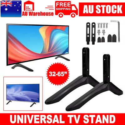 TV Stand Base Mount Cabinet Television Bracket For 32- 65Inch Samsung Sony LCD • $22.85