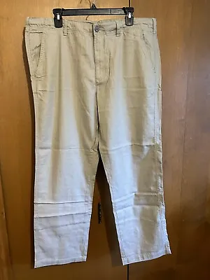 MARC ANTHONY Sandy Cove Linen Blend Men’s Pants (38X30 SLIM FIT ) NWT Great Deal • $29.75