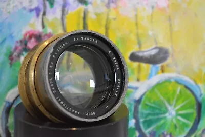 Vintage Brass LF Lens Goerz Berlin Dopp-Anastigmat DAGOR 300 Mm F/ 6.8 • $399