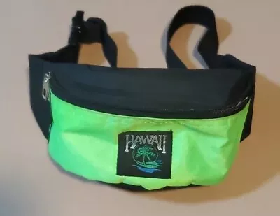 Design Hawaii Victor Sports VTG 80s Fanny Pack Small 34 Inch Day Glow Green • $12.99