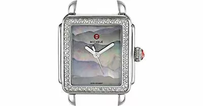 Michele Deco Silver Grey Gradient Dial Diamond Watch Head MW06T01A1105 NIB • $850