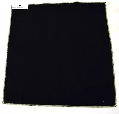 Vtg Knoll Textiles Upholstery Fabric Sales Sample Knoll Velvet K784/24 Black • $19.99