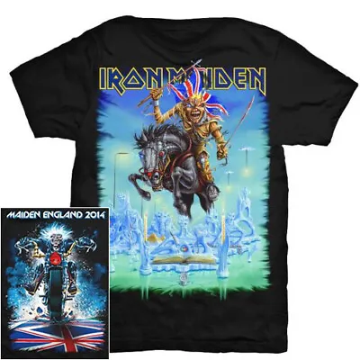 Iron Maiden Made In England Tour Trooper Shirt S-XXL Official Band T-shirt • £24.81