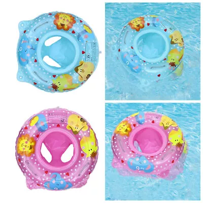 Baby Swimming Ring Inflatable Float Seat Toddler Kids Water Pool Swim Aid Toy UK • £7.05