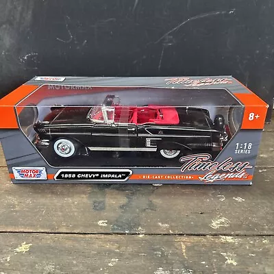 1958 Chevy Impala Motor Max Timeless Diecast • $100