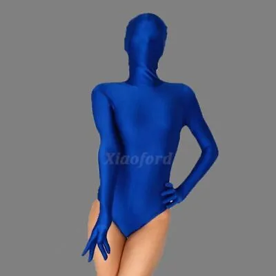 Sexy Zentai Costume Catsuit Long Sleeve Gymnastics Leotard Unitard • $14.98