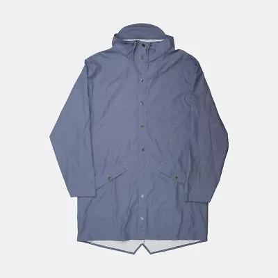 Rains Long Jacket / Size XL / Long / Mens / Blue / Polyurethane • $74.60