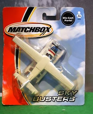 2005 MATCHBOX SKY BUSTERS CESSNA CARAVAN PLANE NEW SEALED CARD Kqs • $11