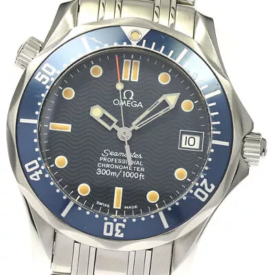 OMEGA Seamaster 300 2551.80 Date Navy Dial Automatic Boy's Watch_803635 • $2796.93