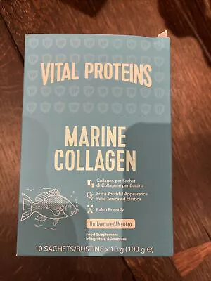 Vital Proteins Marine Collagen Nails Hair Skin Support Unflavored - 10 X 10g • £16