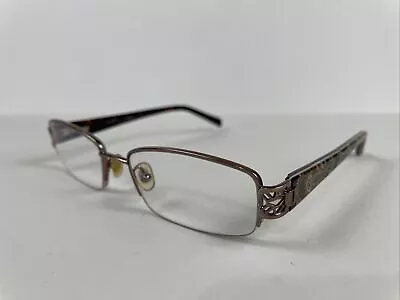 Vera Bradley VB-3030 Caffe Latte Women Eyeglasses Frame Half Rim 51 18 135 • $25.98