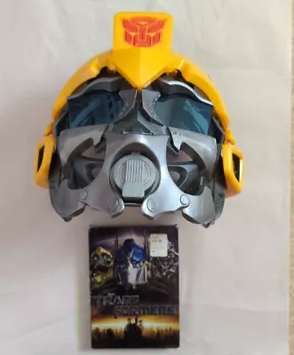Hasbro Transformers Bumblebee Talking Helmet Mask Voice Changer (( Free Movie )) • $34.99