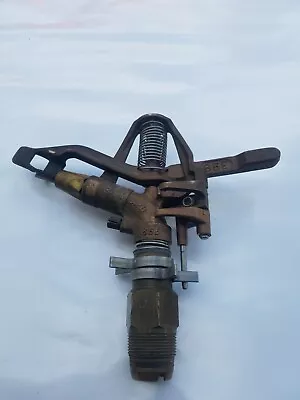 Slightly Used Vintage Rainbird 85E Brass Impact Sprinkler 5/8  Drive Nozzle • $250